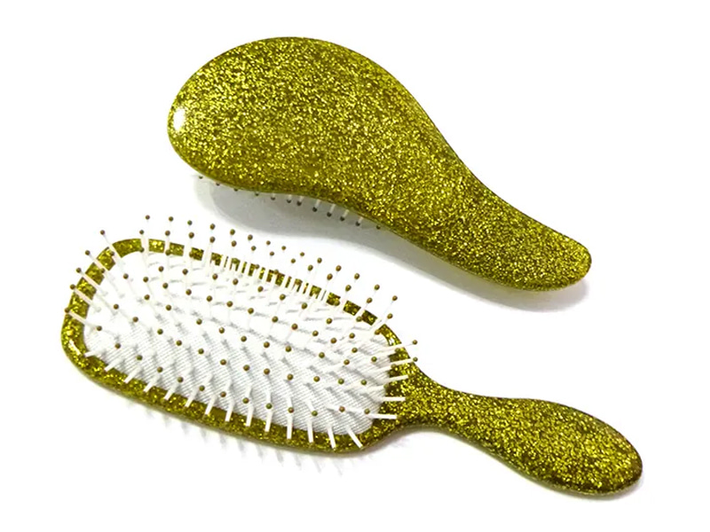 Entwirrende Glitzerkissen-Haarbürste