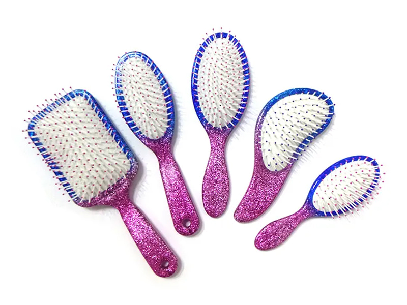 Paddle Plastic Blowdrying Shampoo Curve Wave Haarbürste