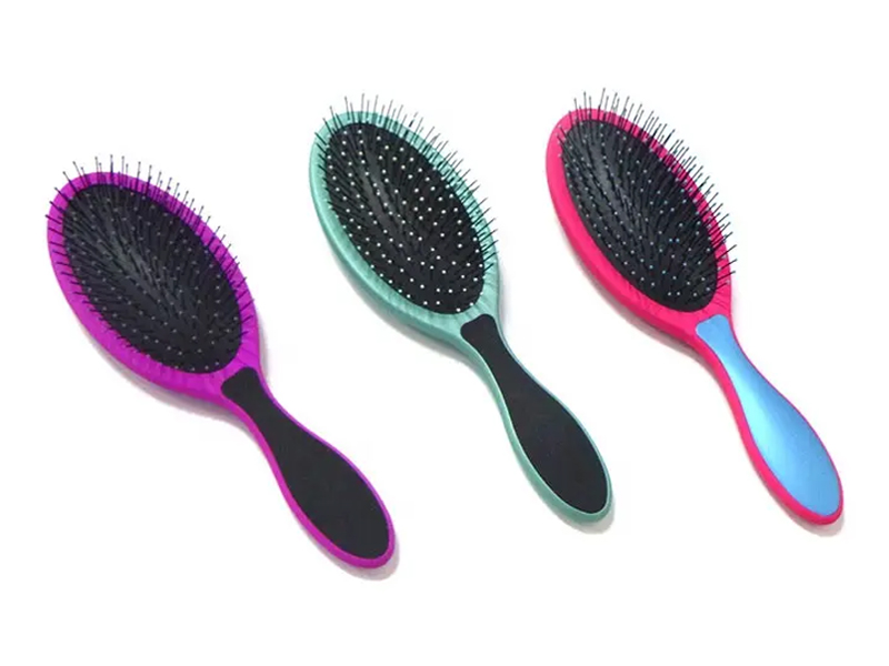 360 Tangle Multi Color Oval Black Wave Haarbürste Denman