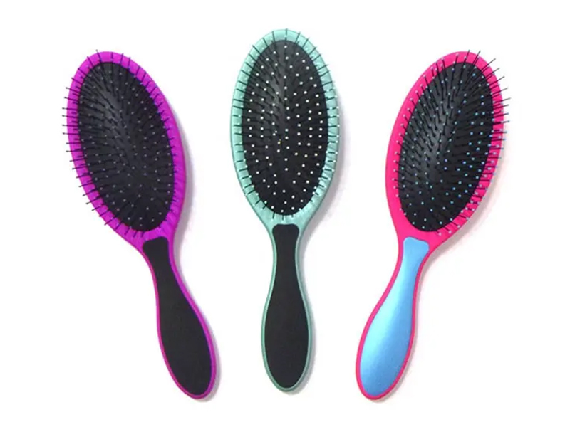 360 Tangle Multi Color Oval Black Wave Haarbürste Denman