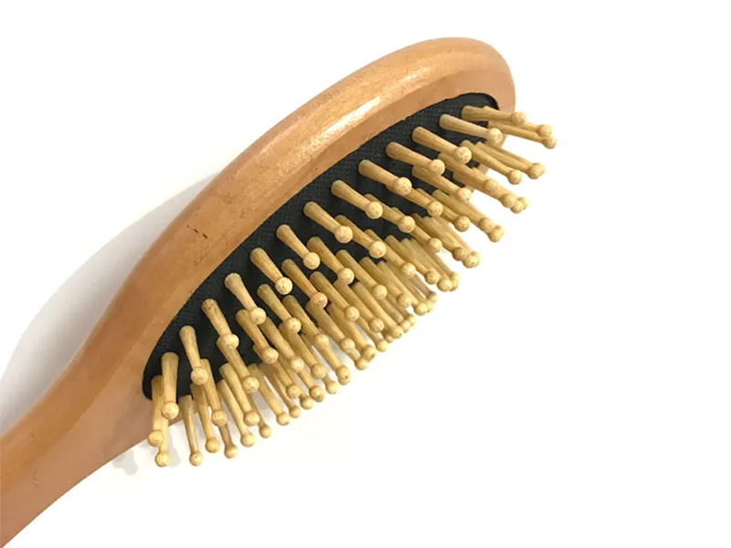Baby Paddle Massage-Haarbürste aus Holz