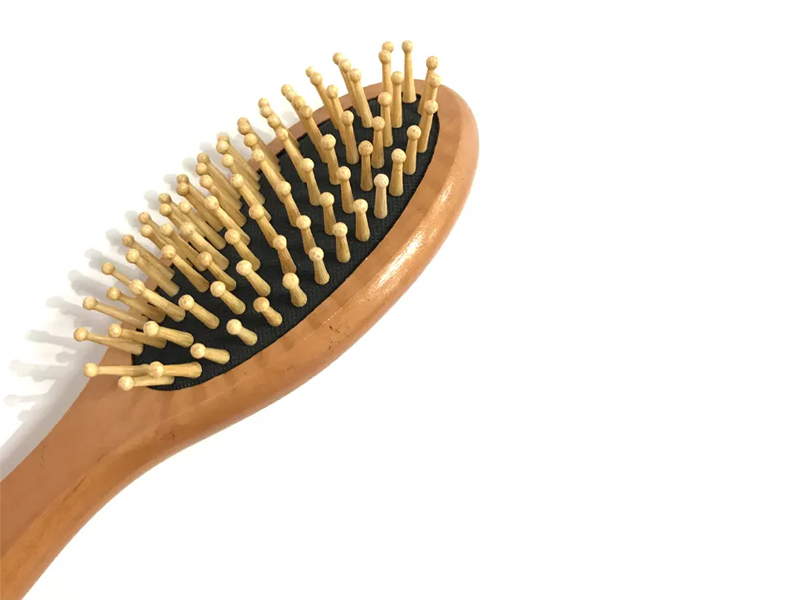 Baby Paddle Massage-Haarbürste aus Holz
